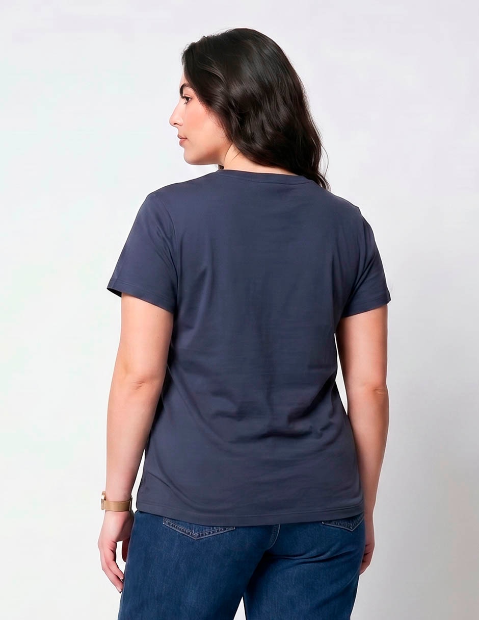 Playera manga corta hogwarts cuello redondo para mujer 2