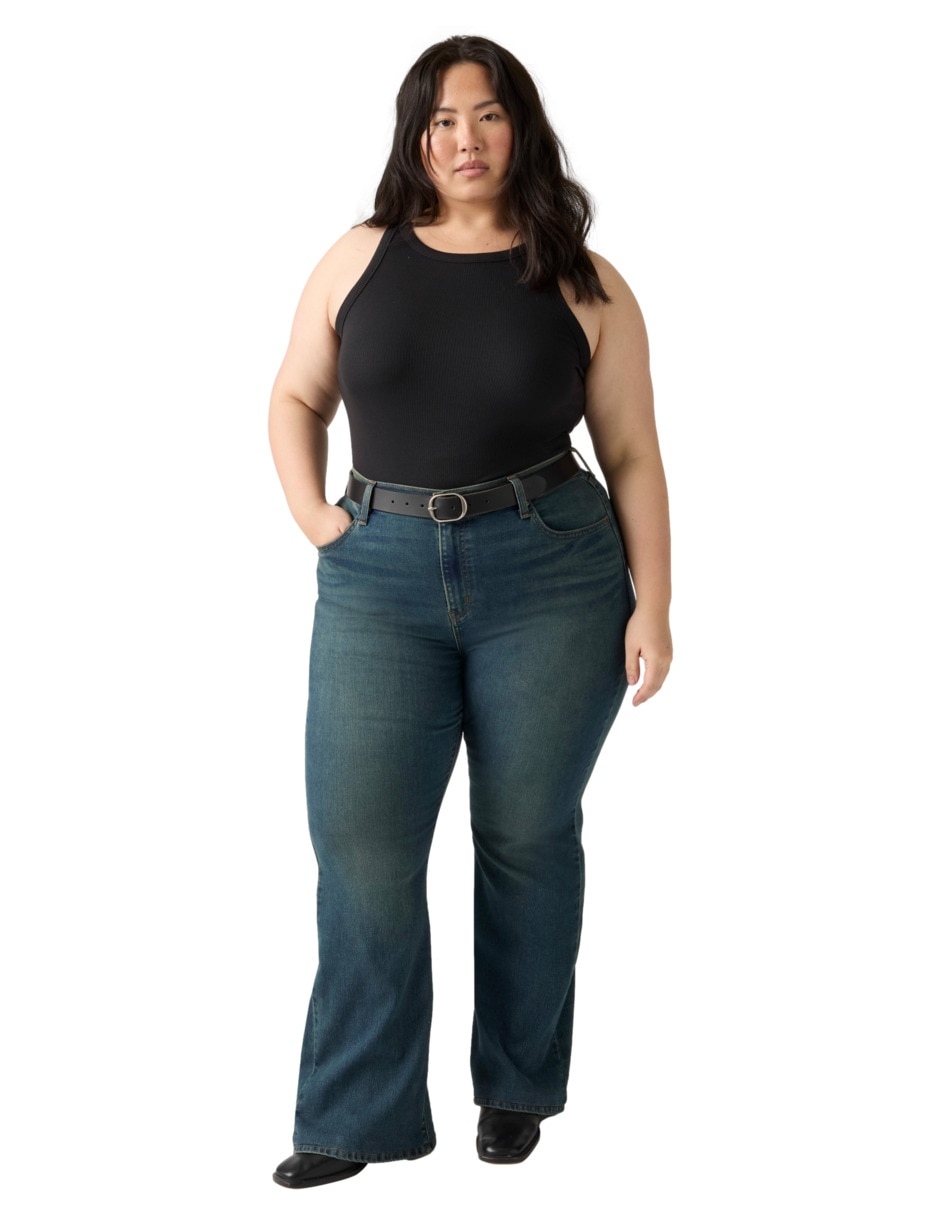 Jeans flare 726 corte cintura para mujer 4