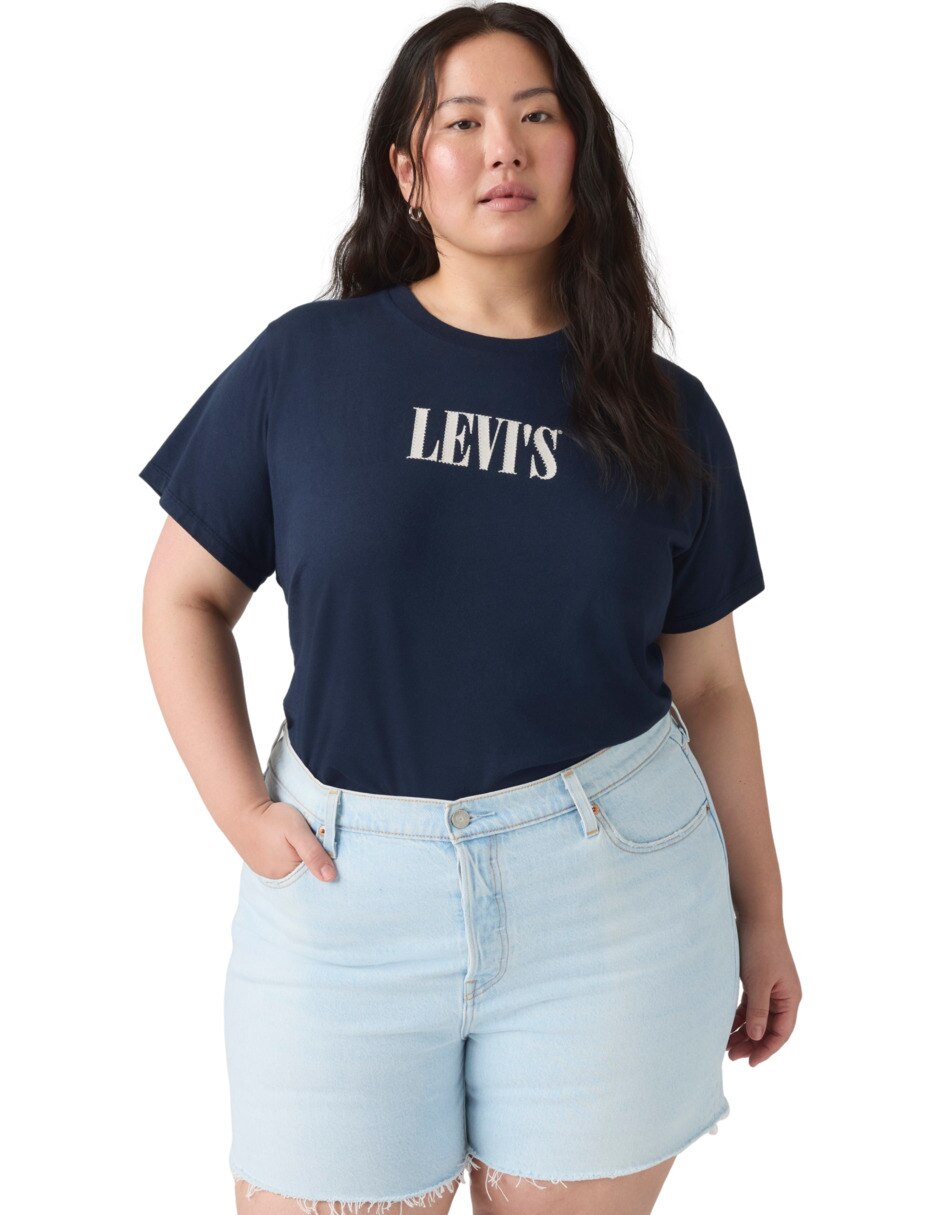 Playera manga corta cuello redondo para mujer 3