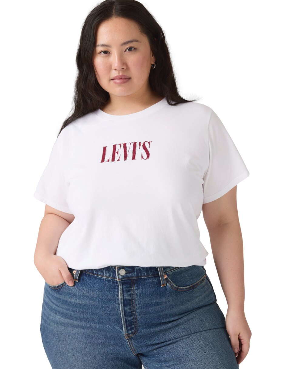 Playera manga corta cuello redondo para mujer 3