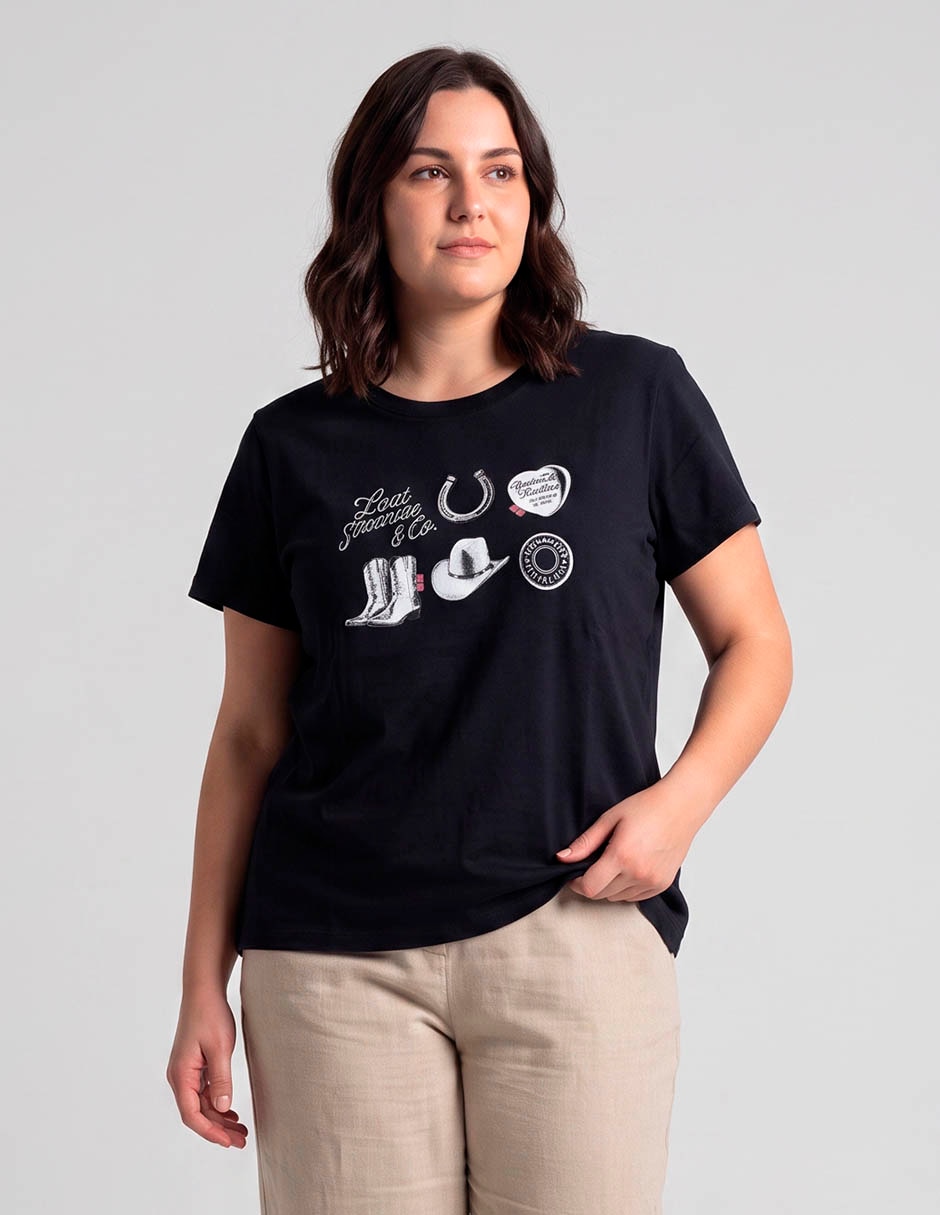 Playera manga corta para mujer Playera manga corta para mujer