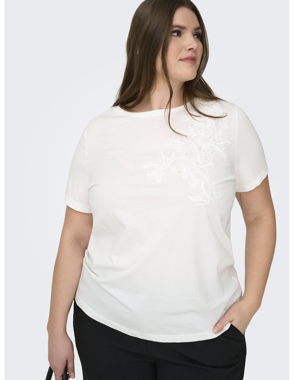 Blusa manga corta para mujer 3