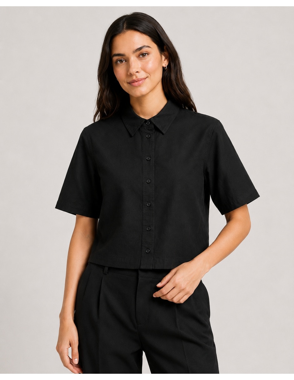 Blusa manga corta para mujer 3