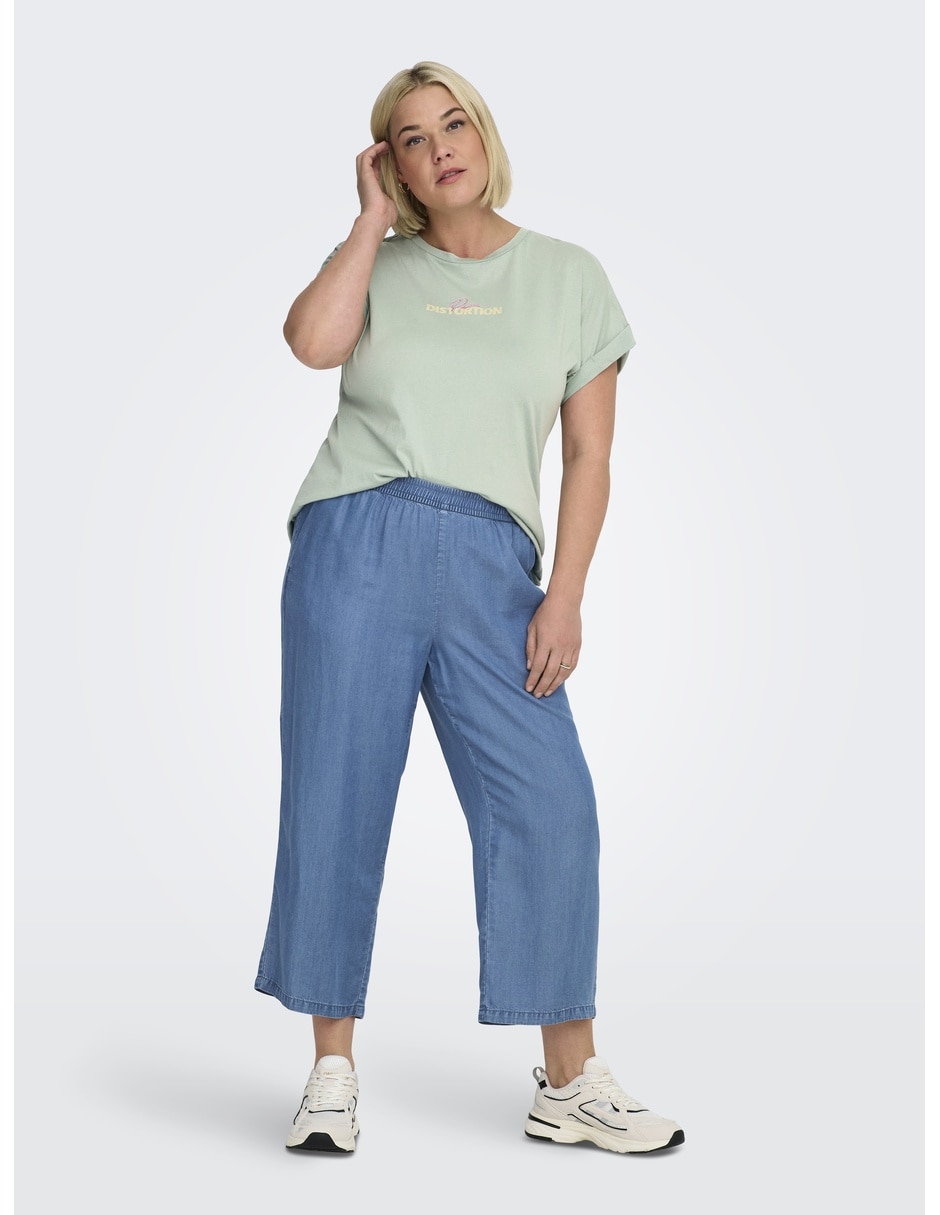 Pantalón easy pant wide leg para mujer 4
