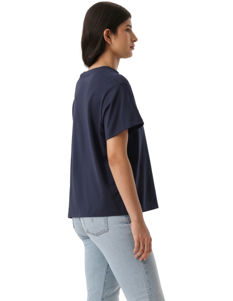 Playera manga corta Levi'S cuello redondo para mujer
