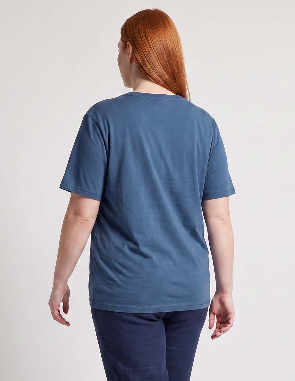 Playera manga corta playera licencia cuello redondo para mujer 2