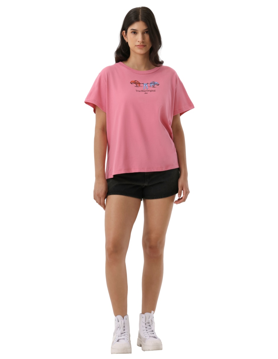 Playera manga corta Levi'S cuello redondo para mujer