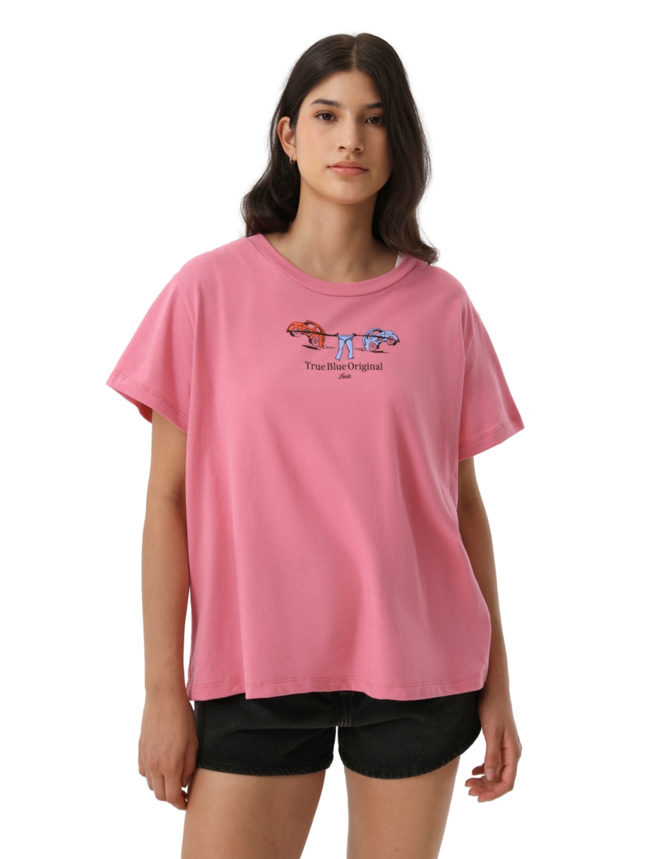 Playera manga corta Levi'S cuello redondo para mujer