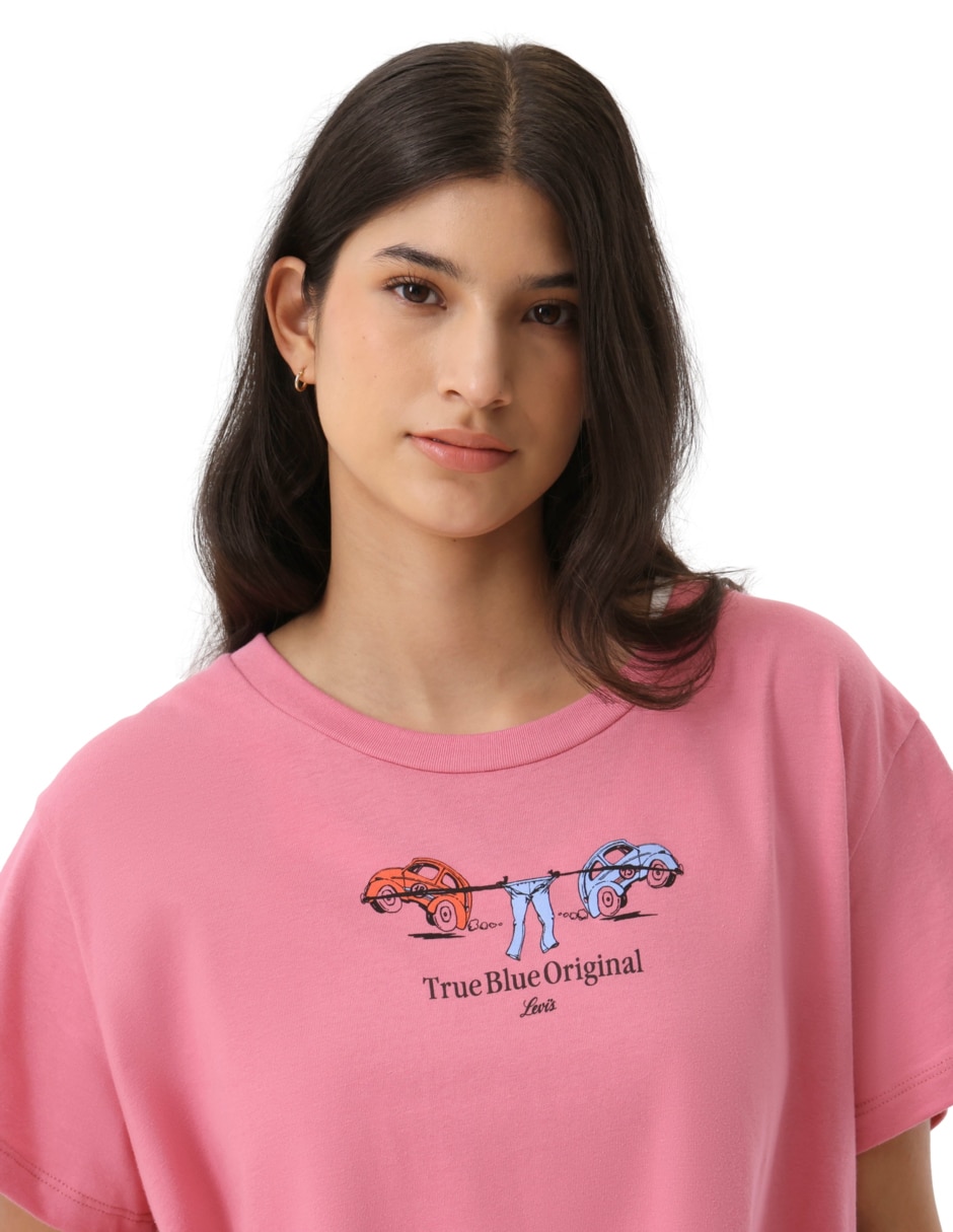 Playera manga corta Levi'S cuello redondo para mujer