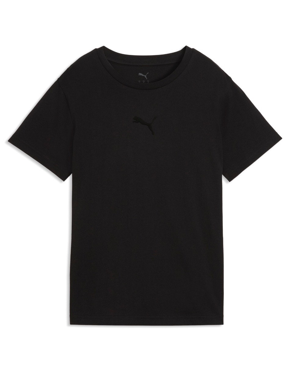 Playera manga corta ess elevated comfort logo cuello para mujer 2