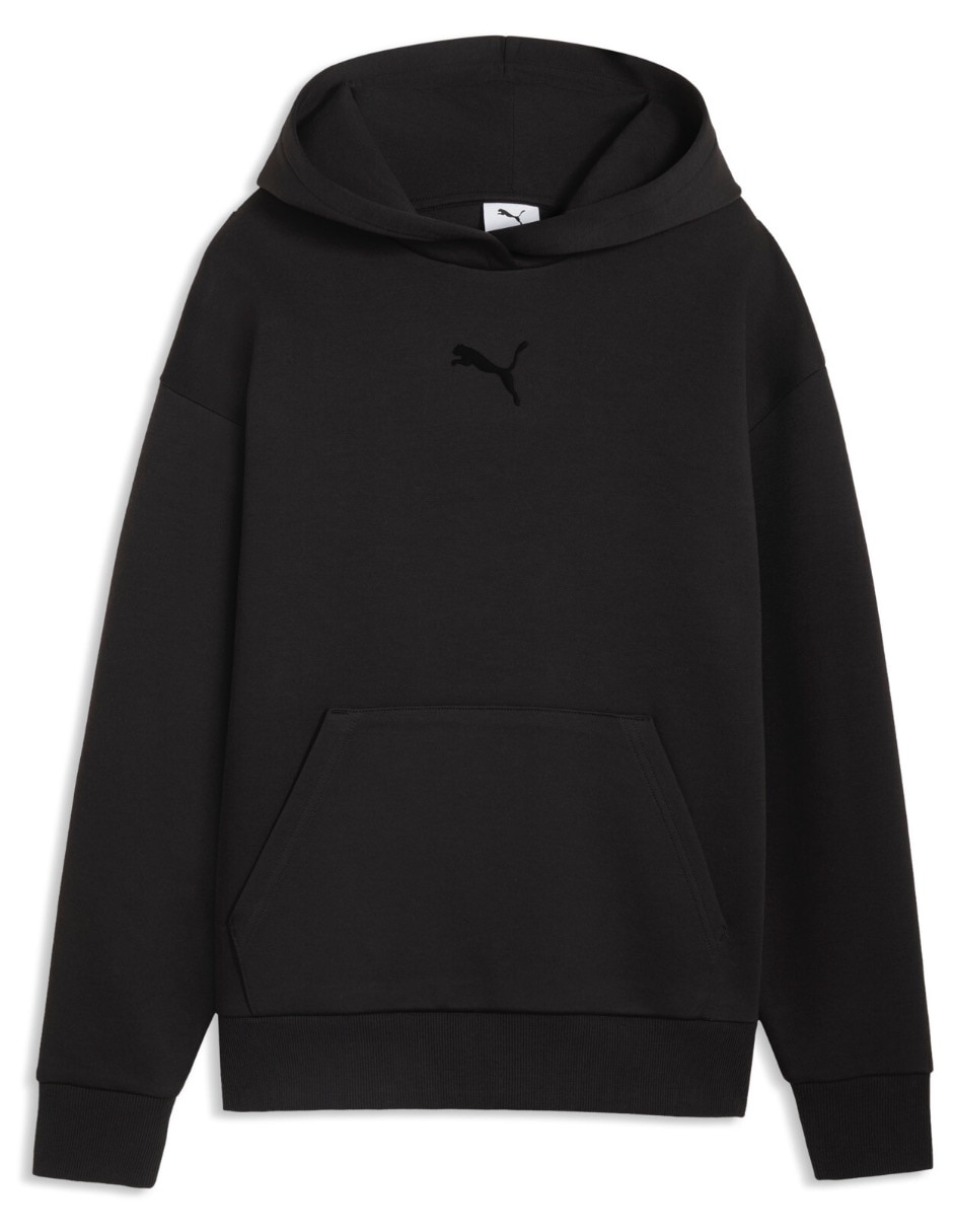Sudadera con capucha ess elevated relaxed logo hoodie dk para mujer 4