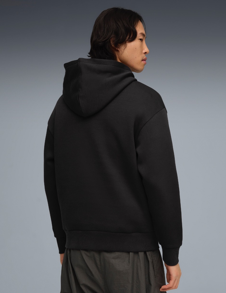 Sudadera con capucha ess elevated relaxed logo hoodie dk para mujer 5
