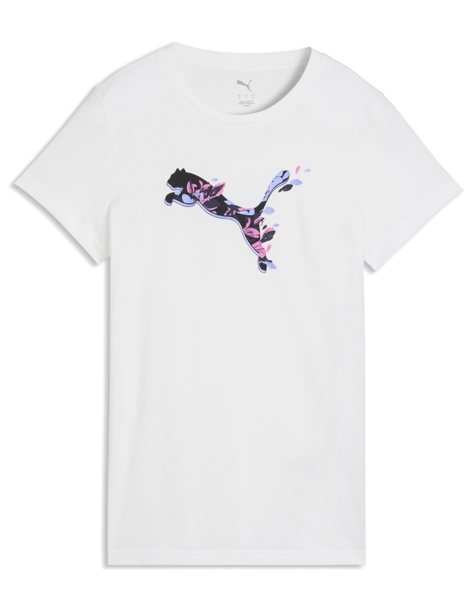 Playera manga corta cuello redondo para mujer 5