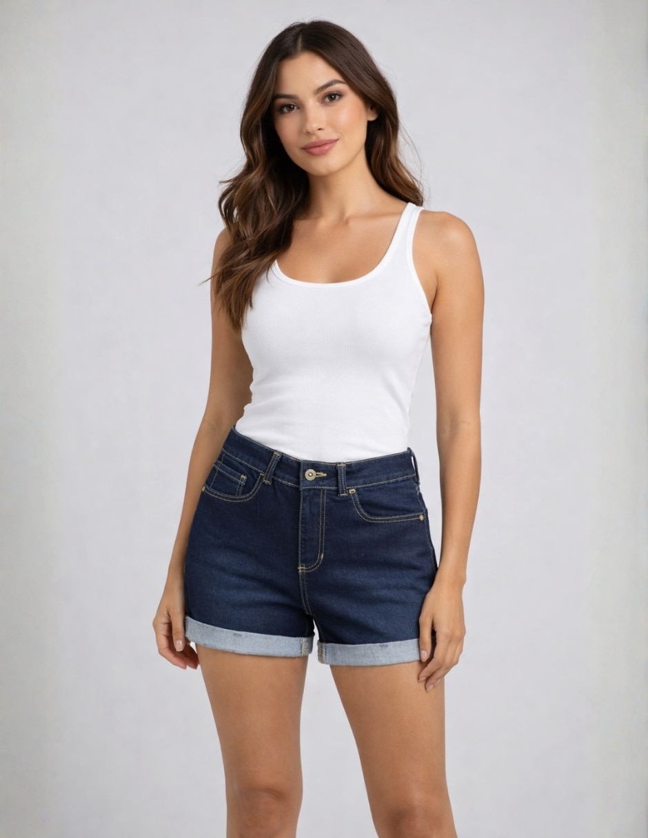 Short de mezclilla para mujer 1