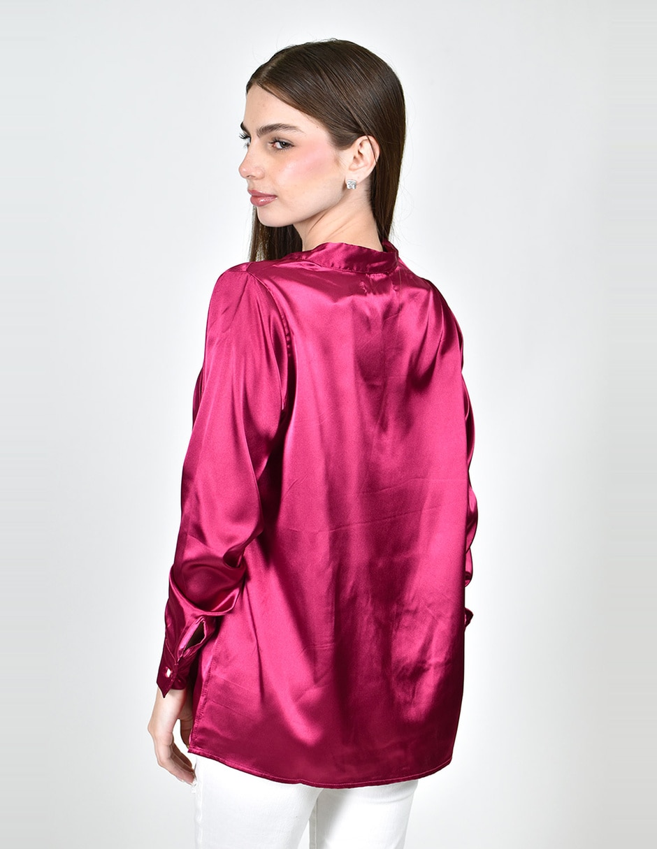 Blusa manga larga para mujer