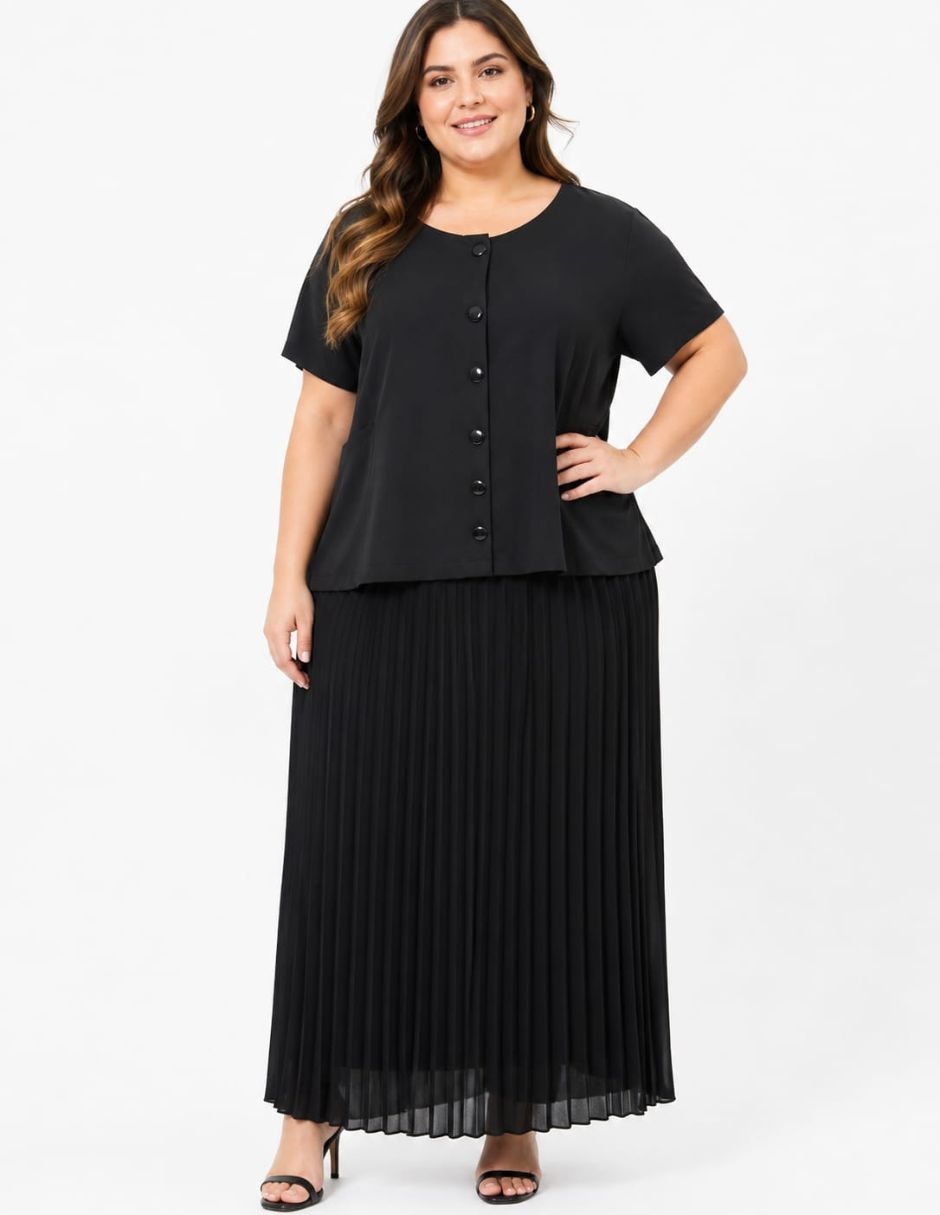 Vestido midi casual para mujer