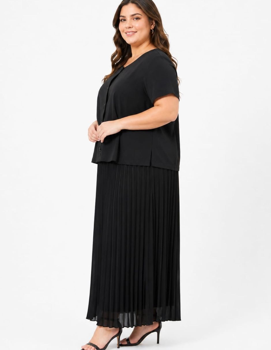 Vestido midi casual para mujer 4