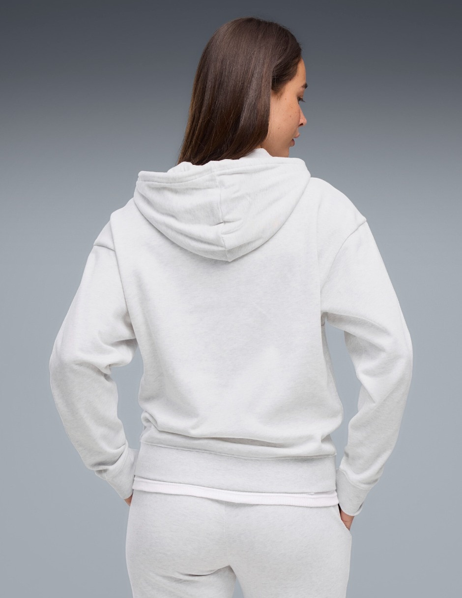 Sudadera con capucha y bolsa ess elevated comfort para mujer 5