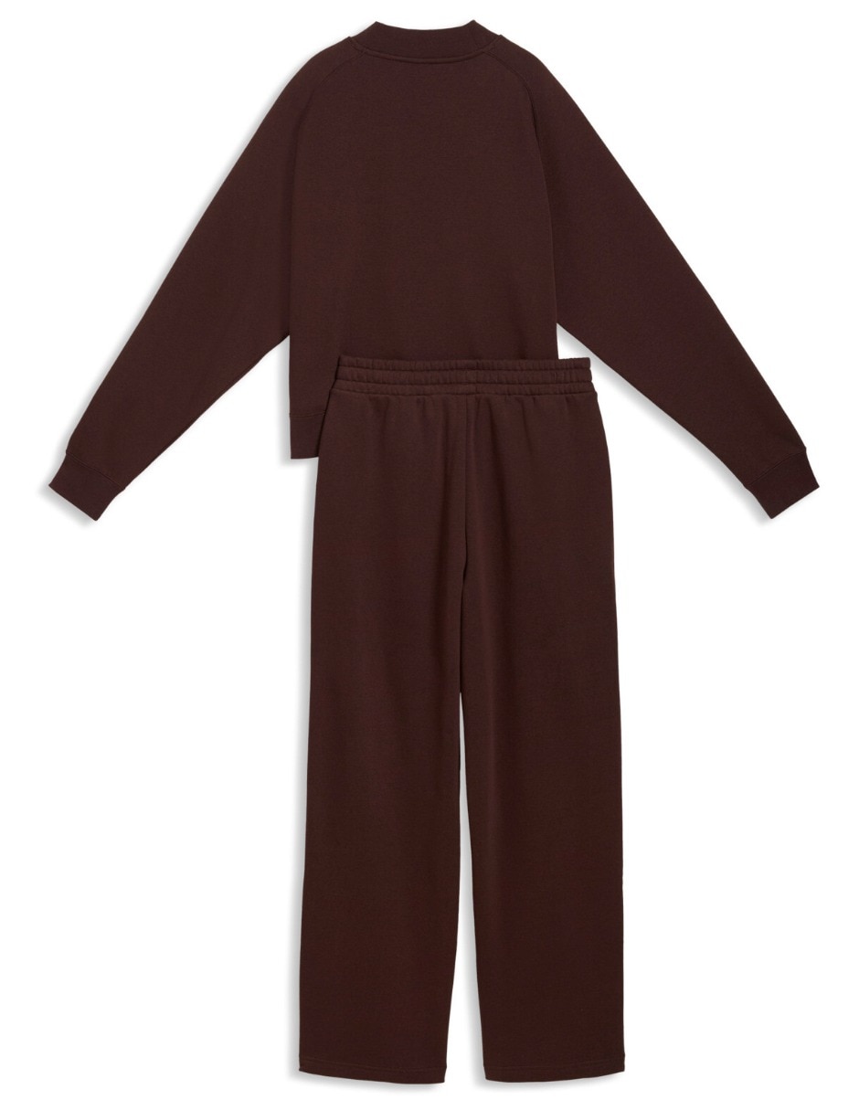 Sudadera con capucha y bolsa loungewear standard para mujer 2