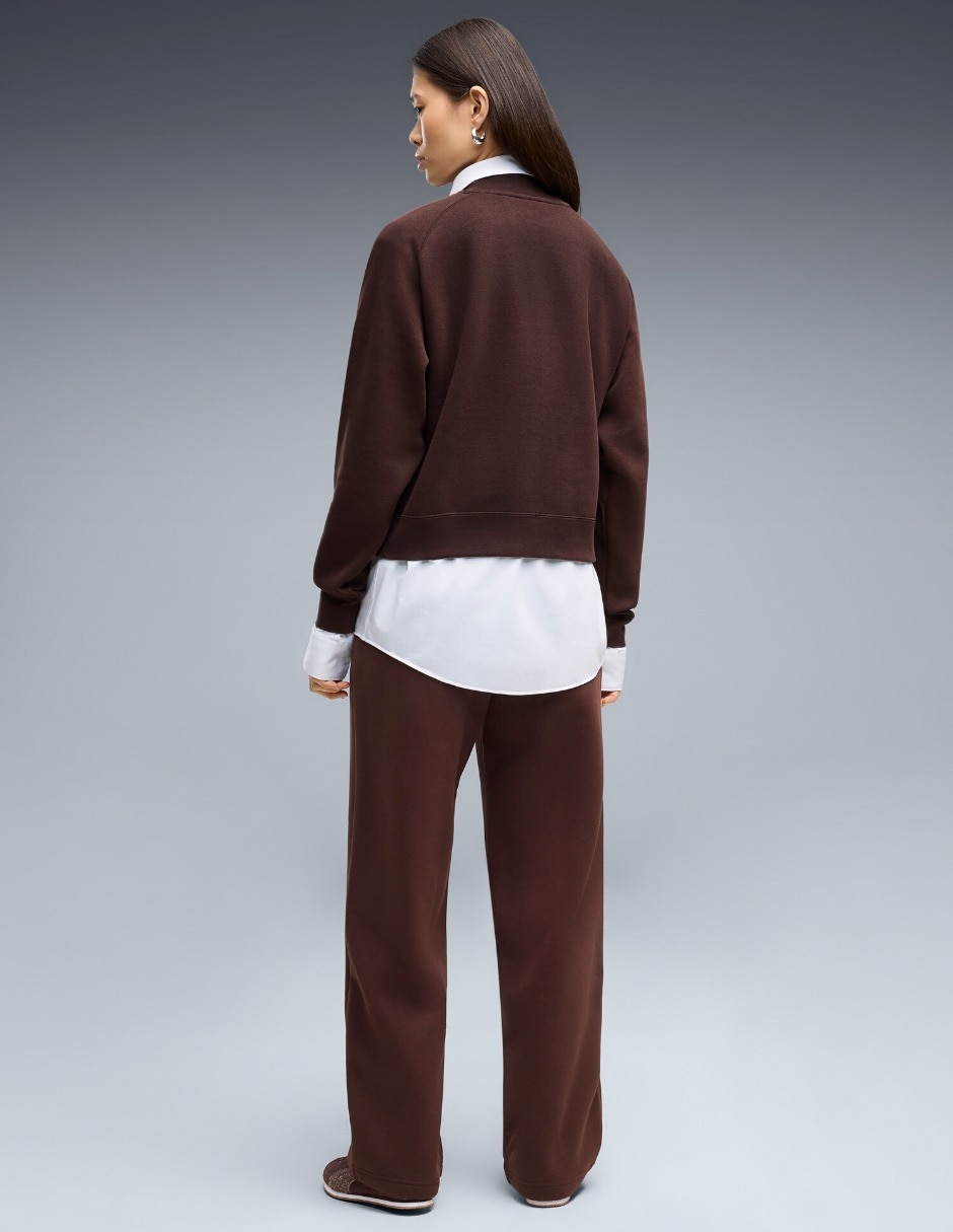 Sudadera con capucha y bolsa loungewear standard para mujer 3