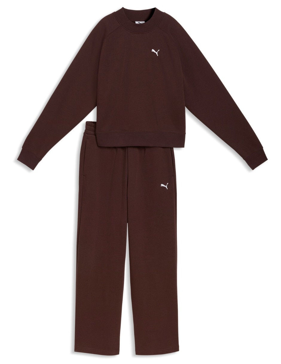 Sudadera con capucha y bolsa loungewear standard para mujer 5