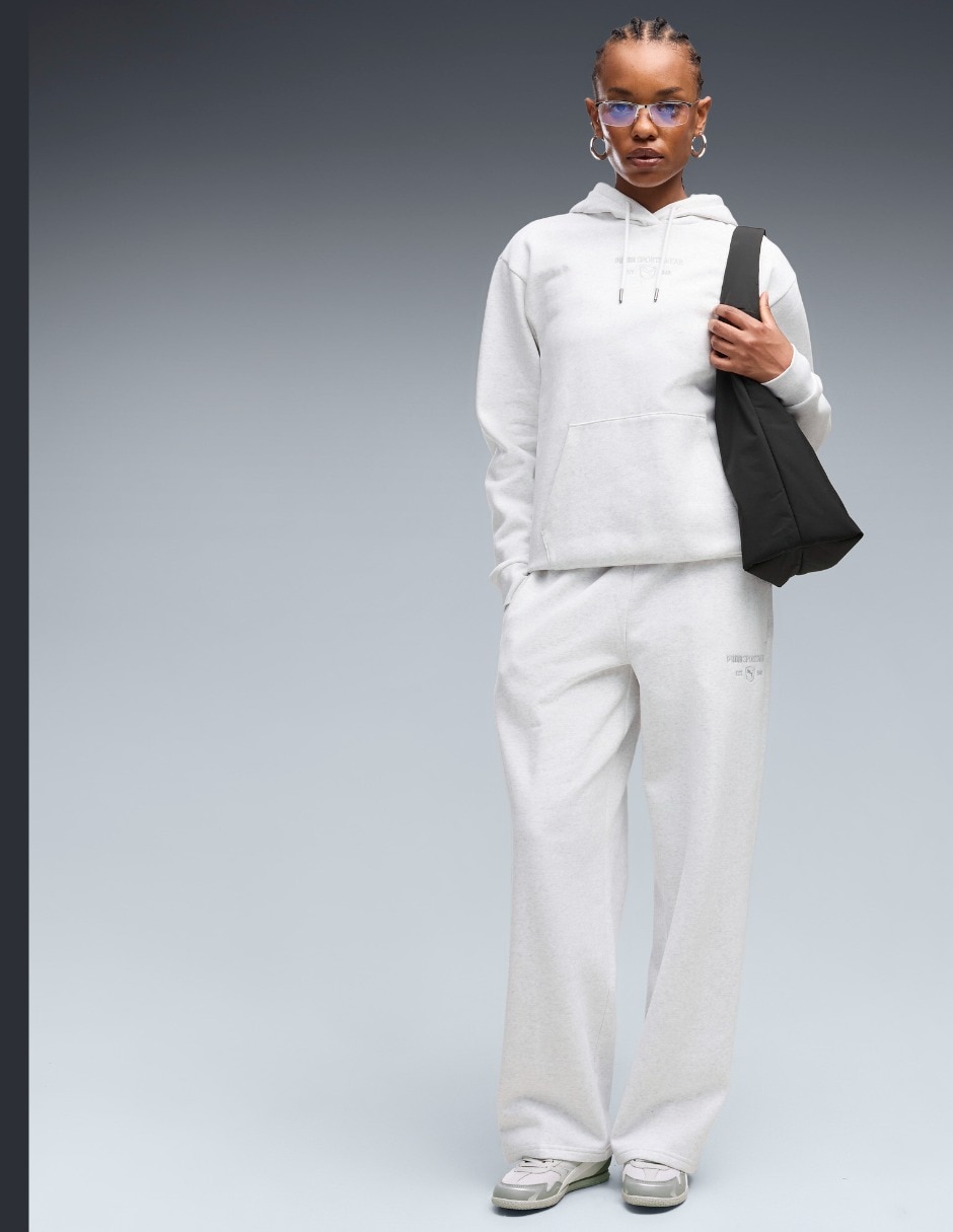 Pants regular con elástico para mujer 2