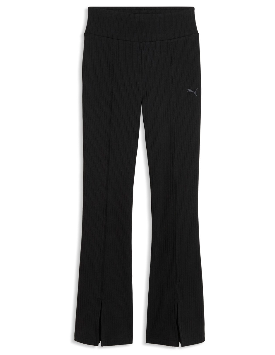 Pants regular con elástico para mujer 3