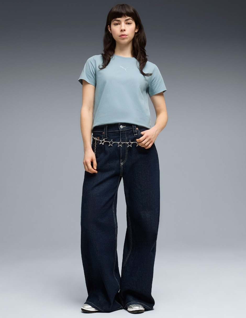 Playera manga corta Ess Elevated Comfort cuello redondo mujer 3