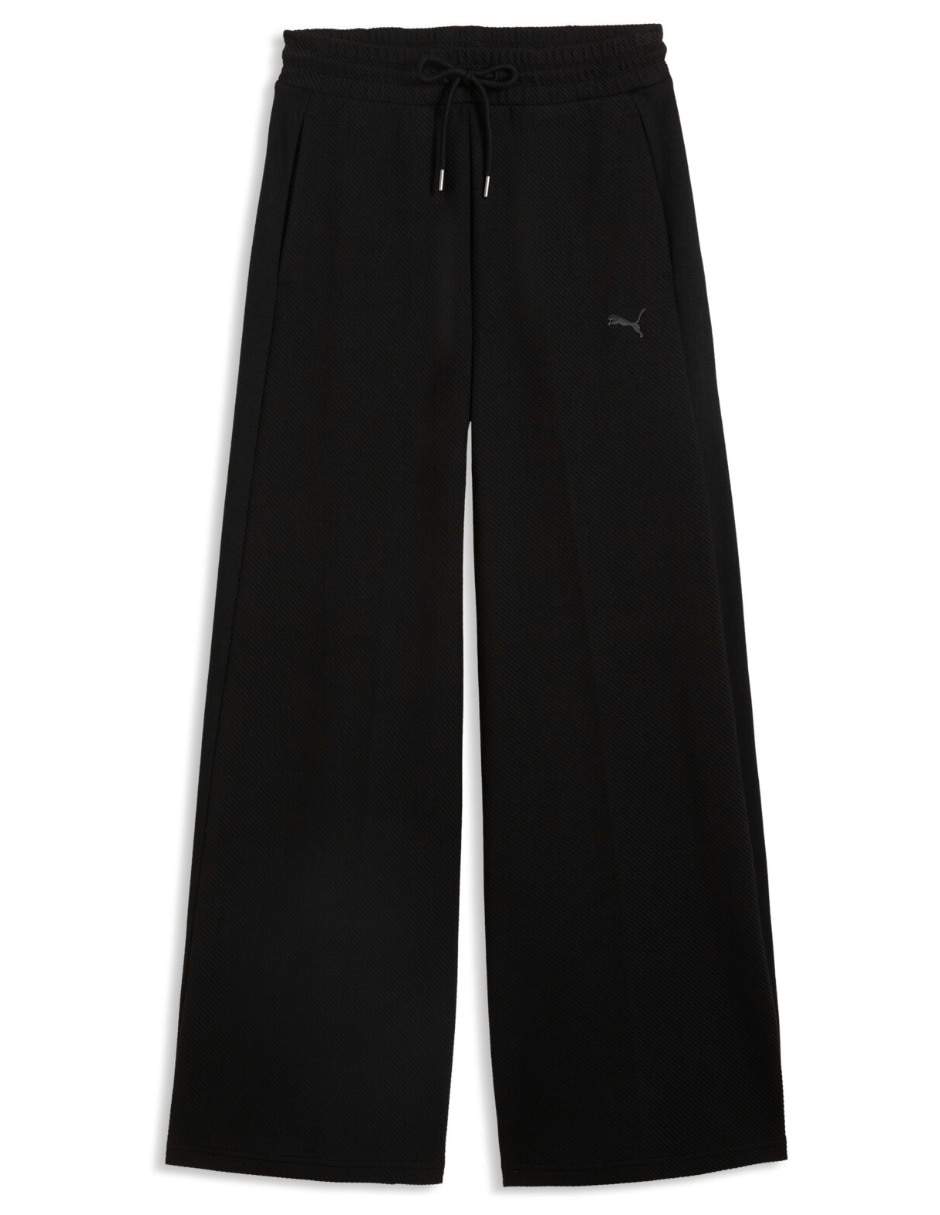 Pants regular con elástico para mujer 4