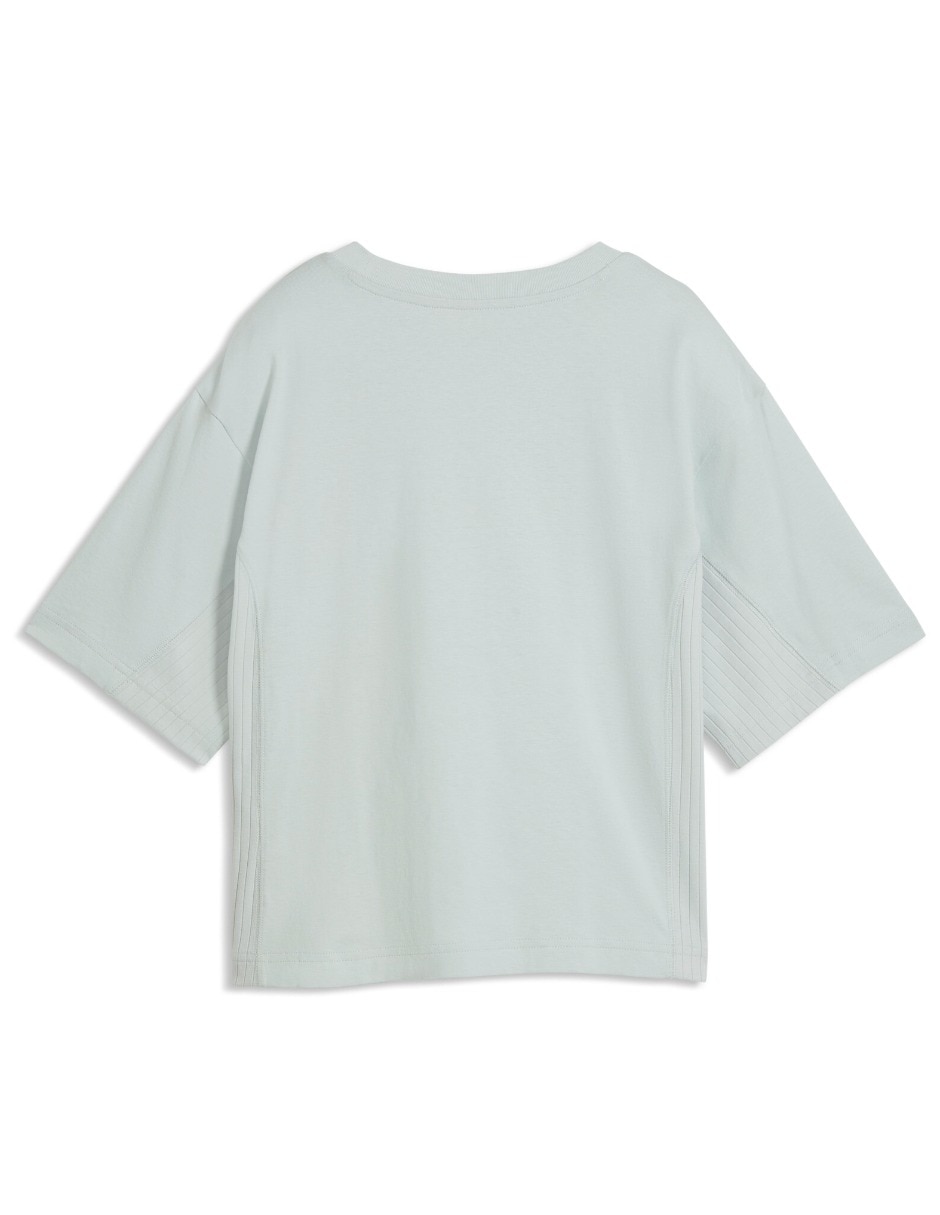 Playera manga corta tee cuello redondo para mujer 2