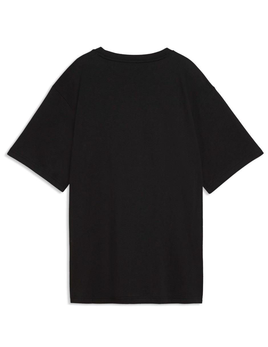 Playera manga corta Grahics Relaxed Runn cuello redondo mujer 4