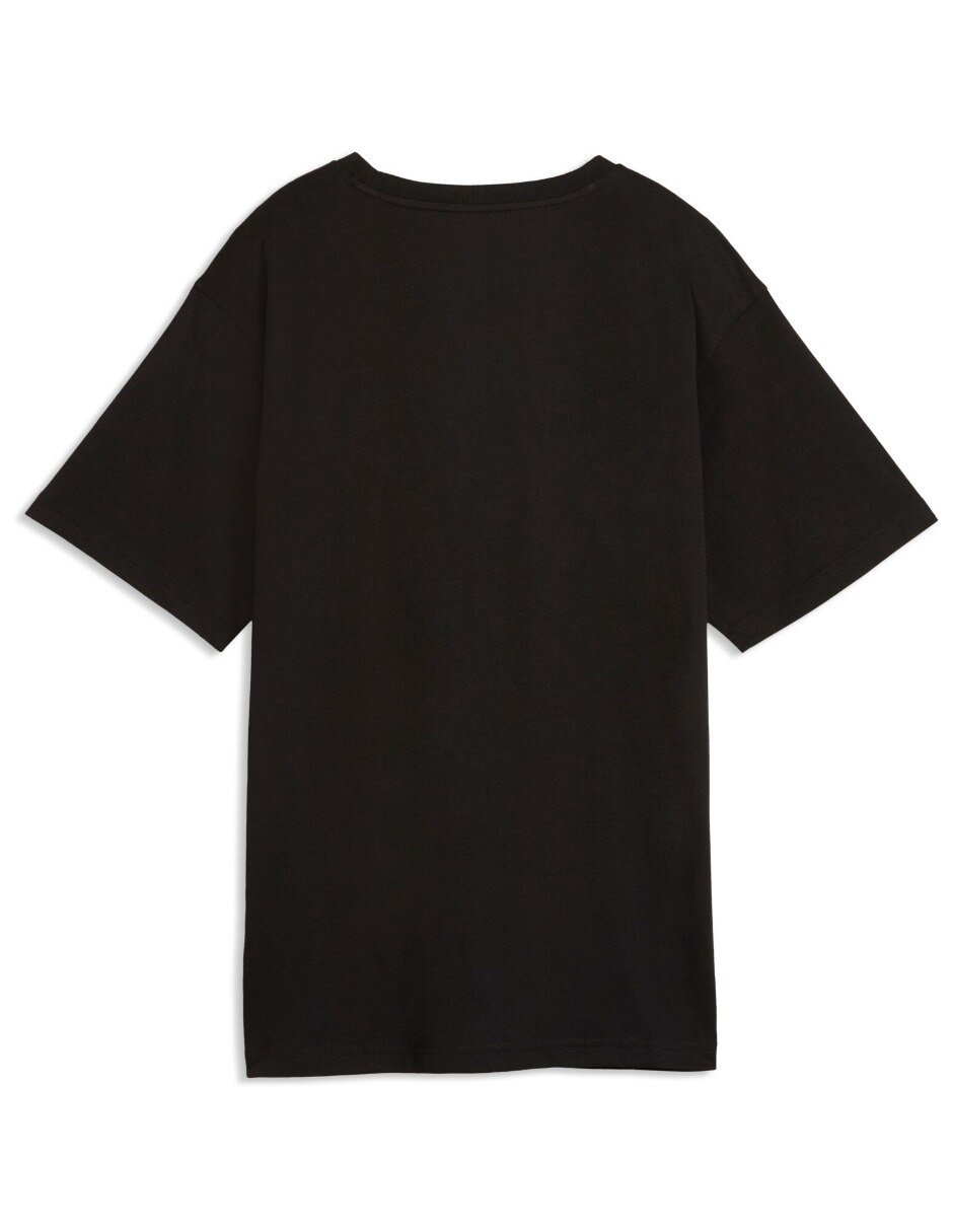 Playera manga corta Graphics Relaxed Cha cuello redondo mujer 4