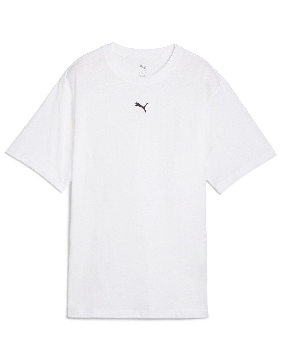 Playera manga corta Ess Relaxed Tee cuello redondo mujer 2