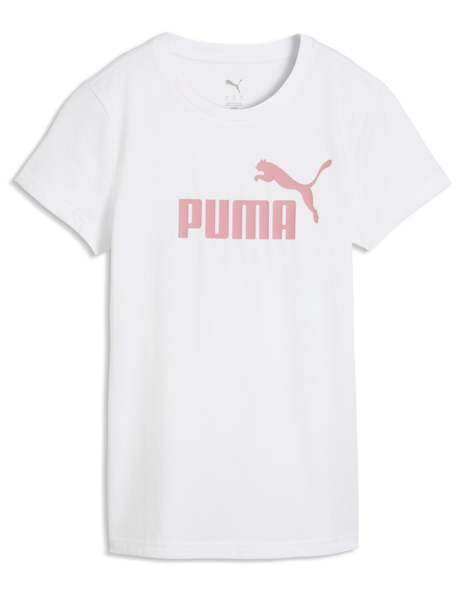 Playera manga corta Ess No 1 Logo Tee cuello redondo mujer