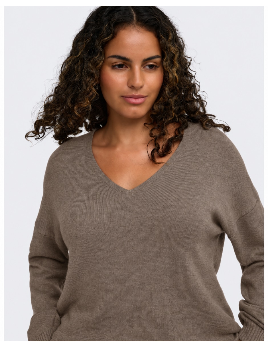 Suéter cuello v para mujer Suéter cuello v para mujer