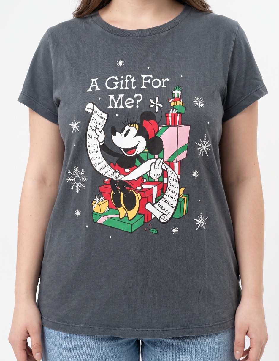 Playera manga corta cuello redondo para mujer 3
