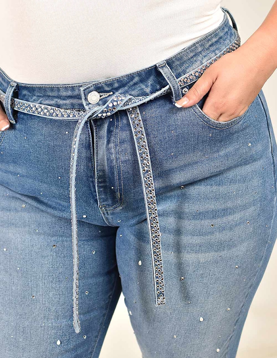 Jeans straight para mujer 4