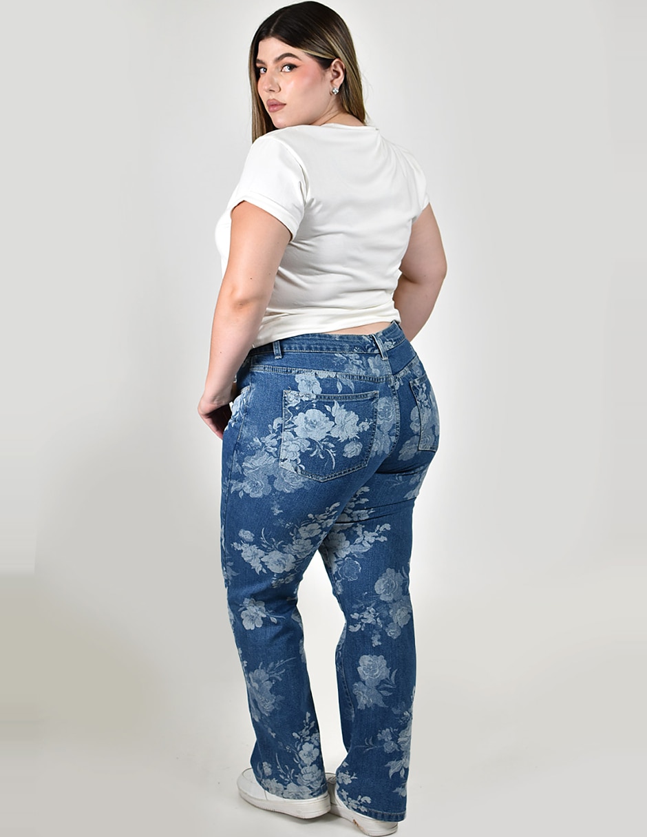Jeans straight para mujer 3