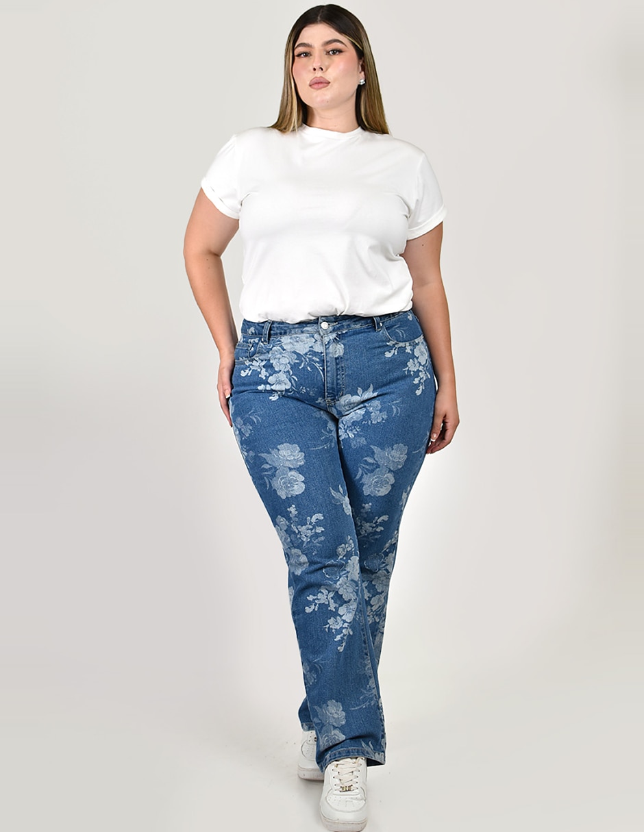 Jeans straight para mujer 4