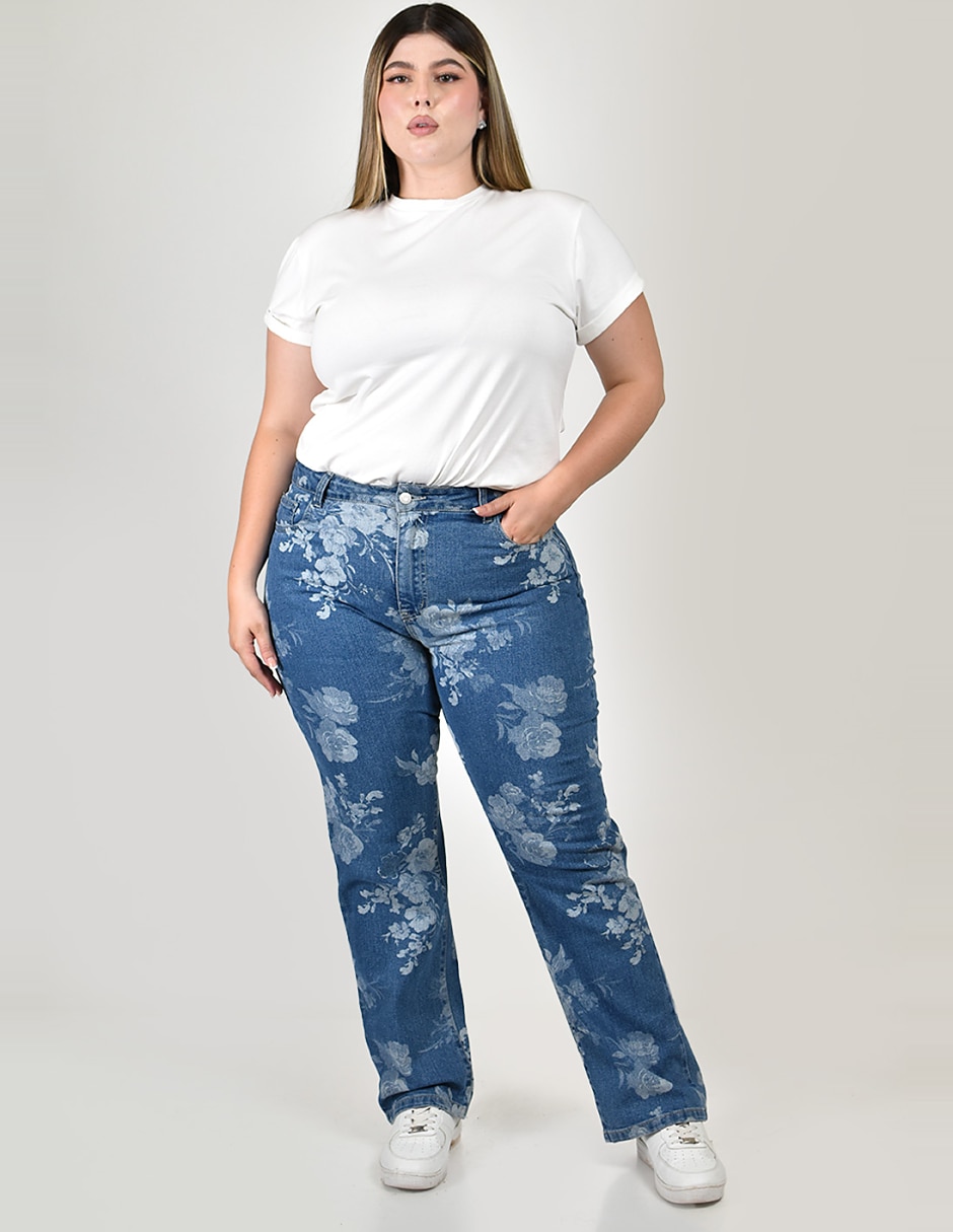 Jeans straight para mujer 5