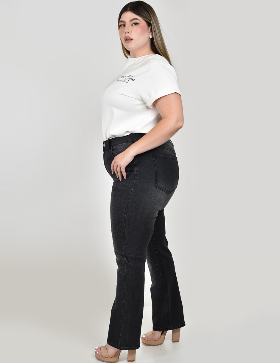 Jeans straight para mujer 2