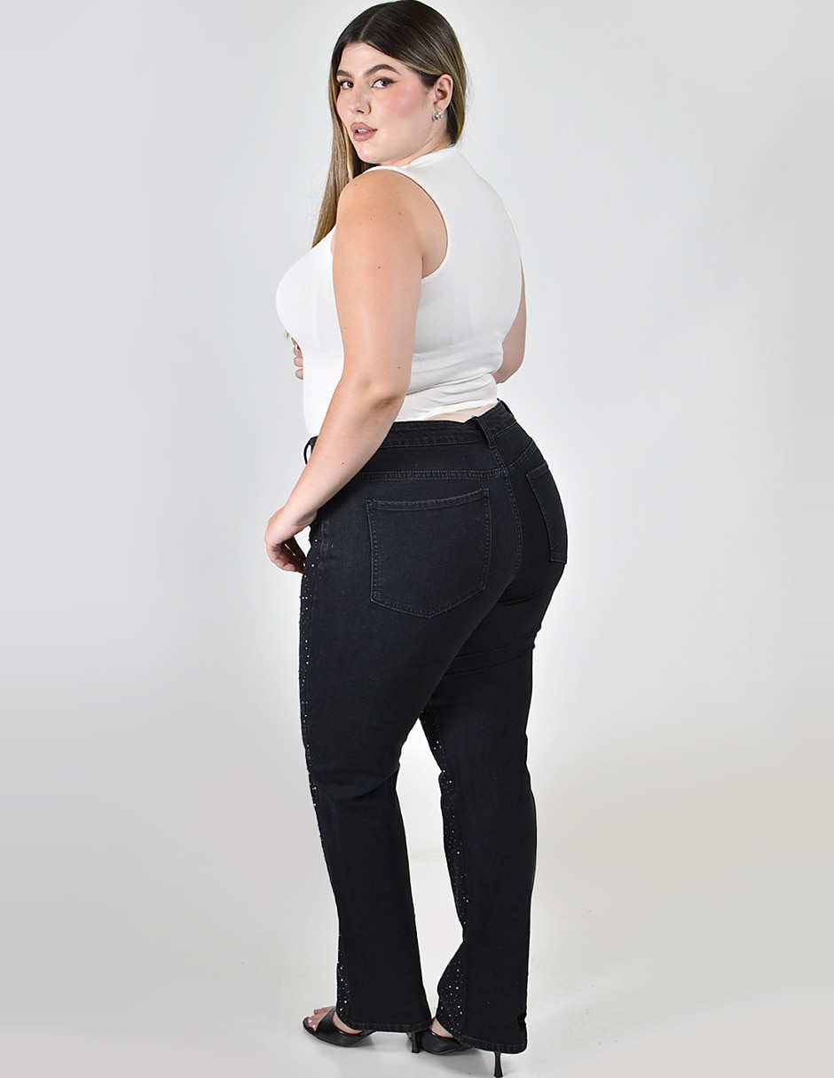 Jeans straight para mujer 3