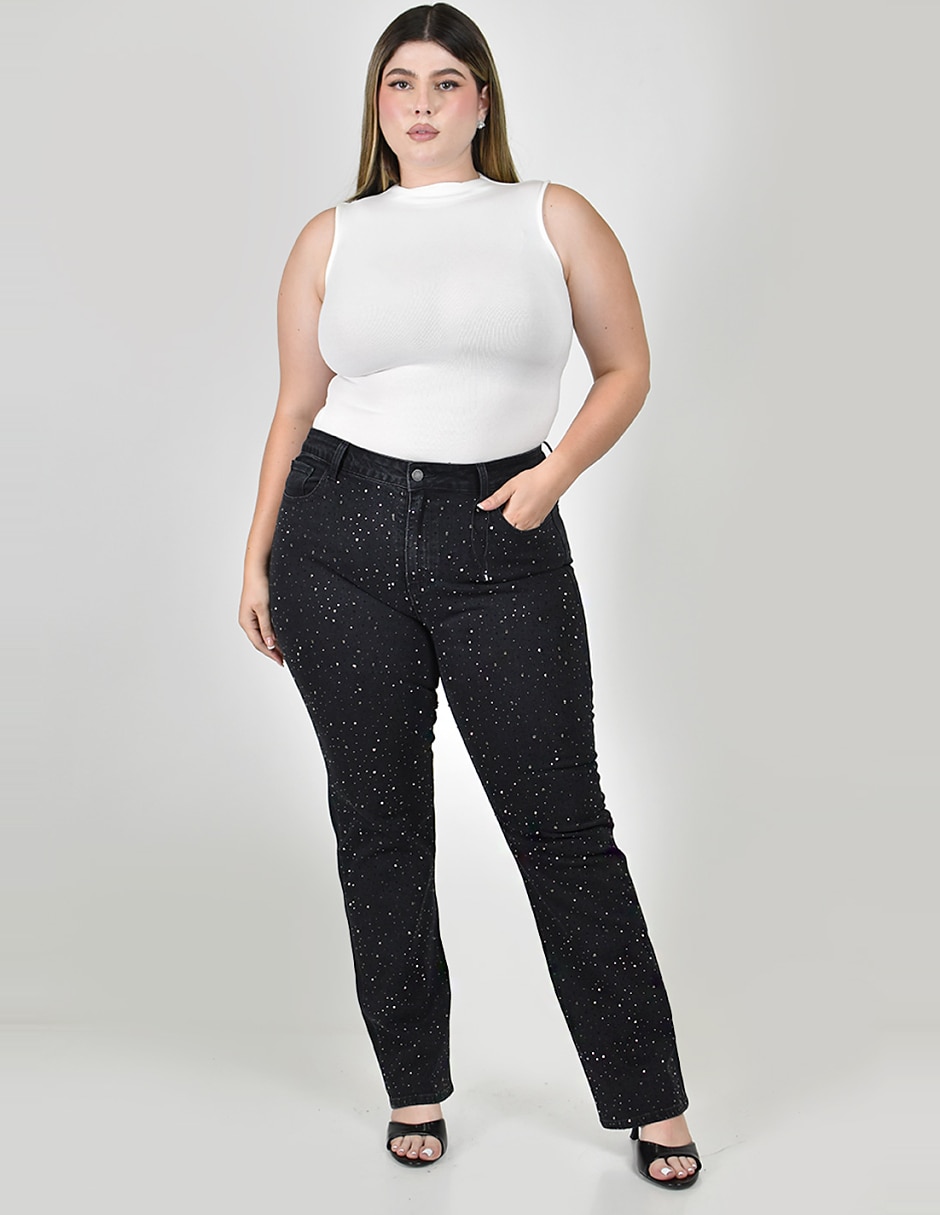 Jeans straight para mujer 5