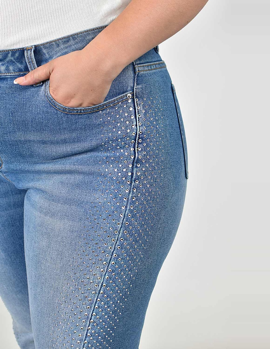 Jeans straight para mujer 4