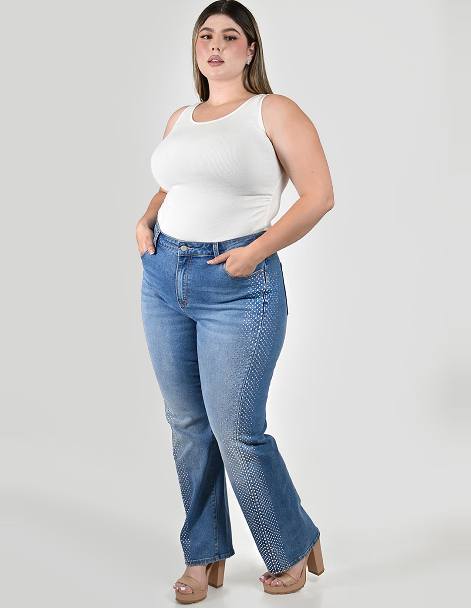Jeans straight para mujer 6