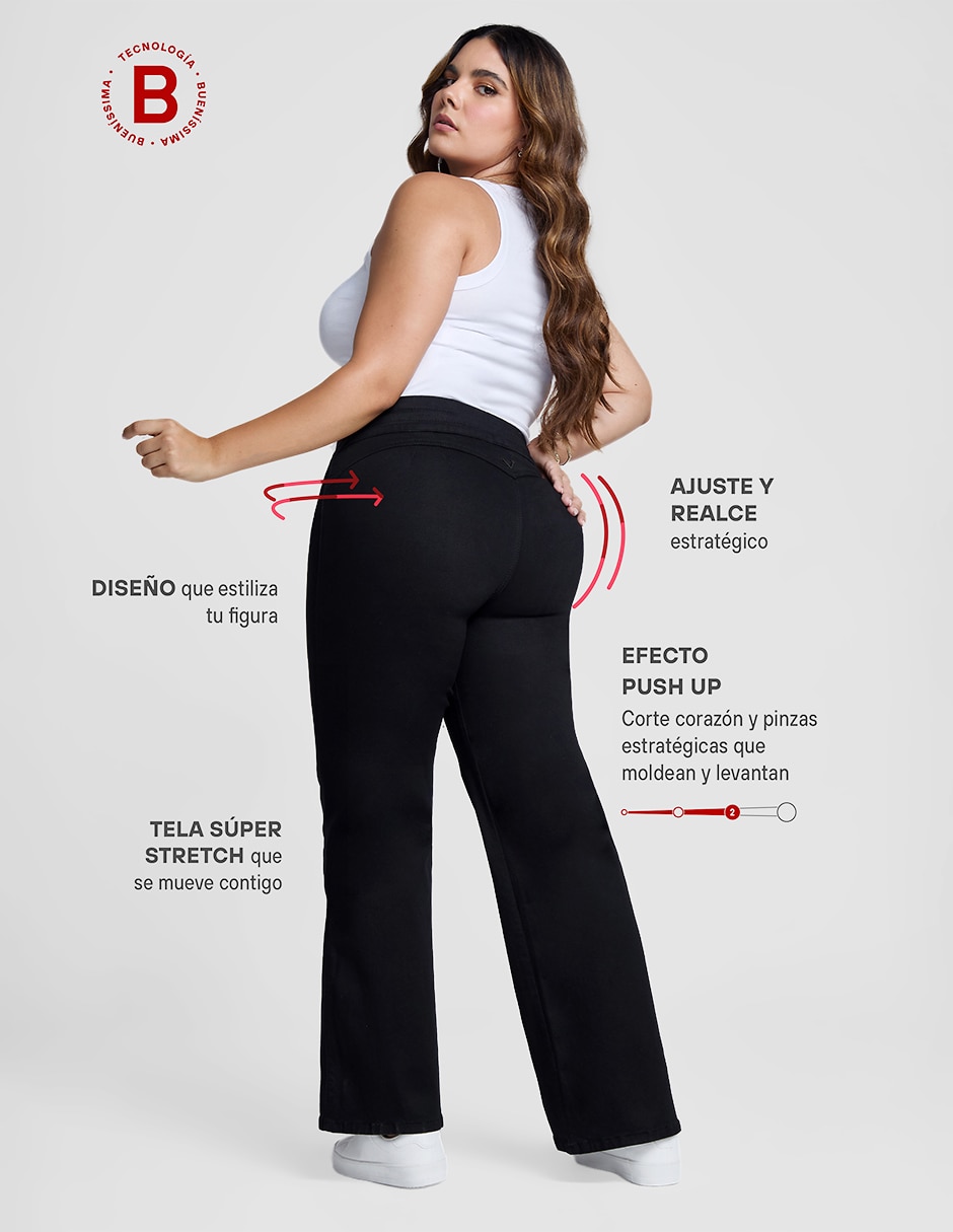 Jeans wide leg para mujer