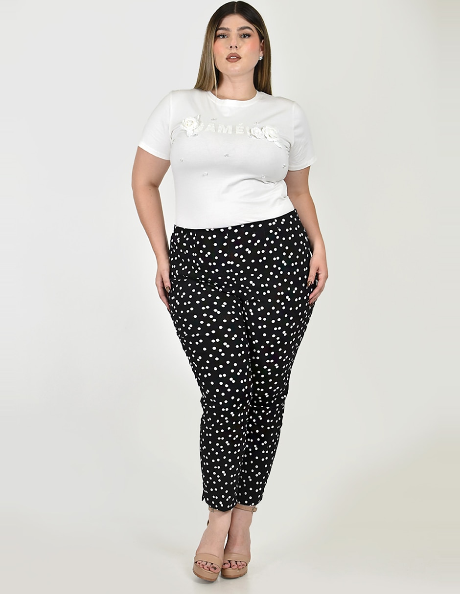 Pantalón No aplica Recto para mujer