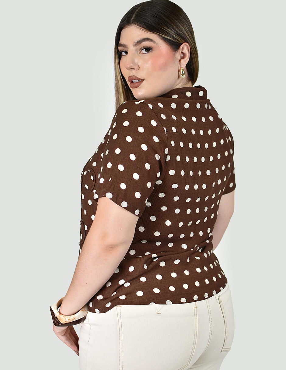 Blusa camisera No aplica manga Corta para mujer 3