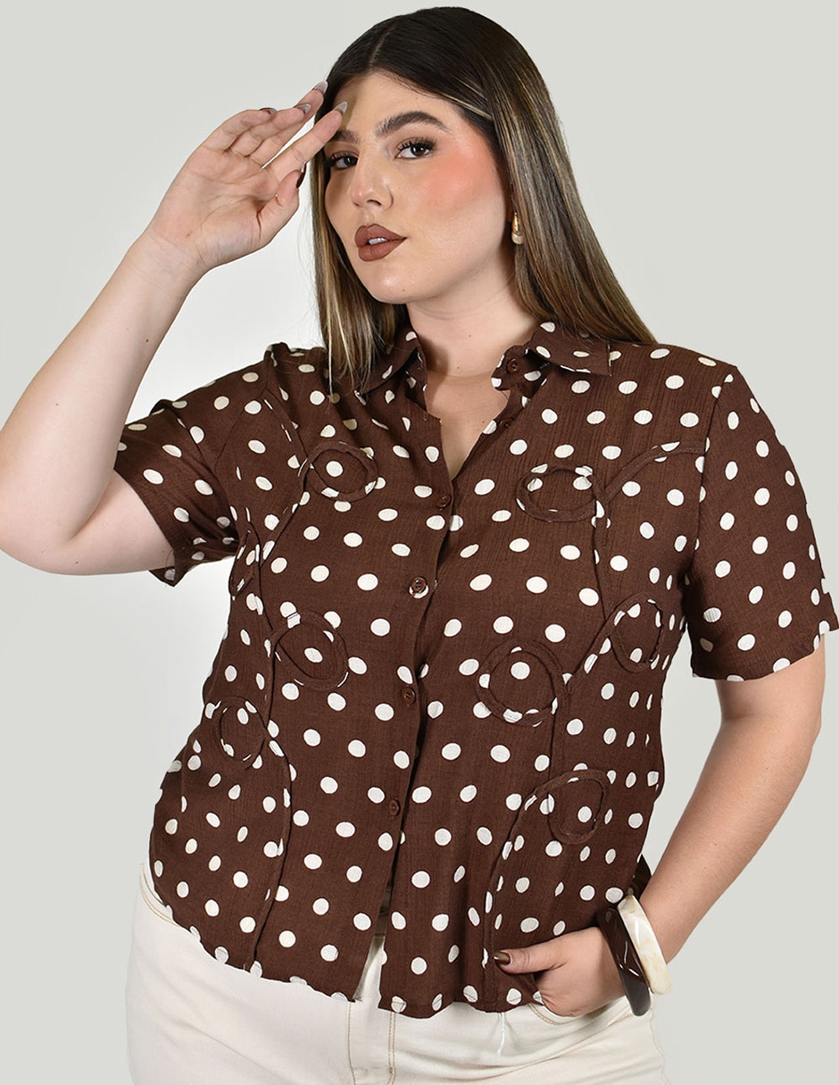 Blusa camisera No aplica manga Corta para mujer 4