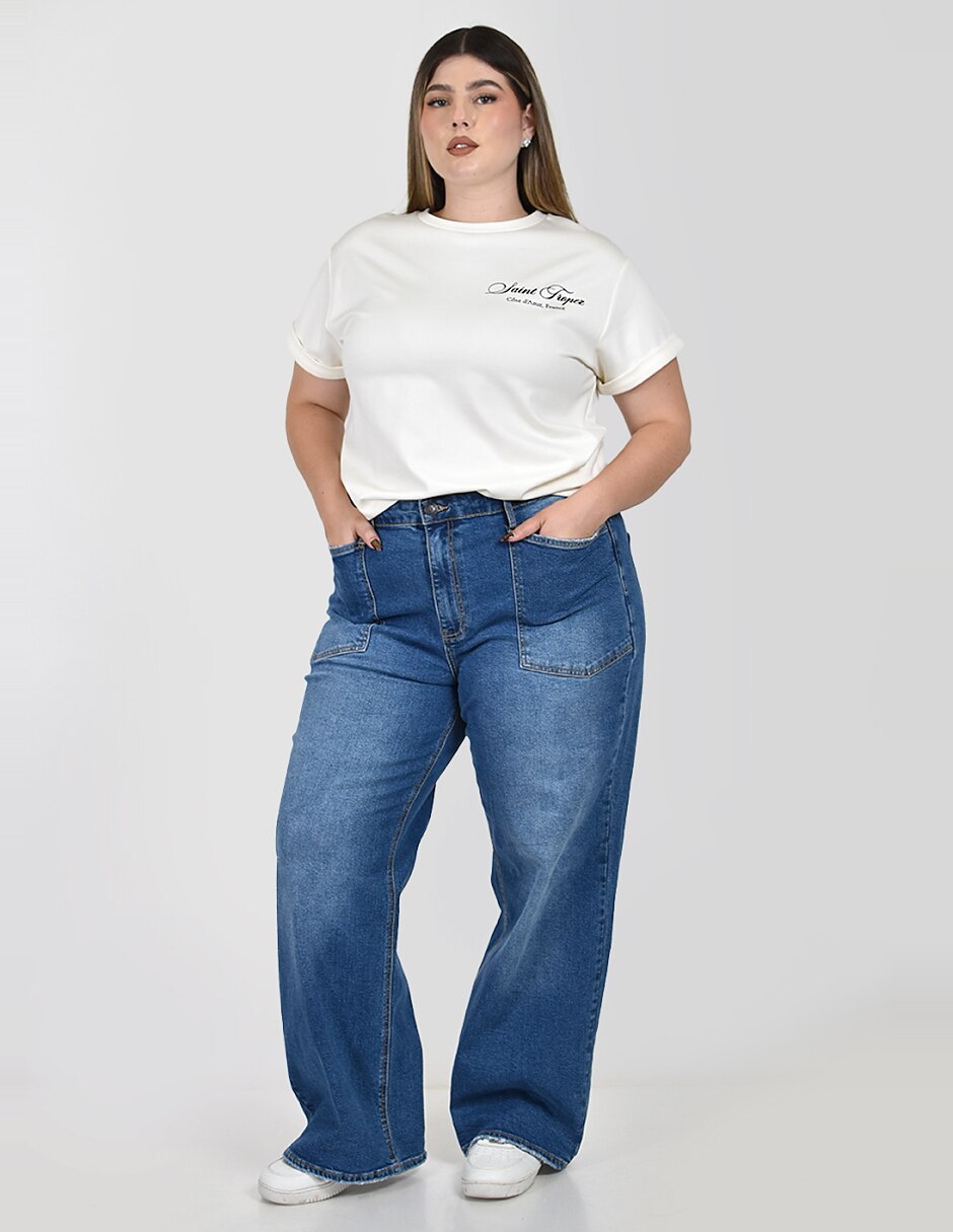 Jeans/Jegging/Jeans jogger Regular Wide leg Cintura alta J-BAL-7671-DARK No aplica para mujer Jeans/Jegging/Jeans jogger Regular Wide leg Cintura alta J-BAL-7671-DARK No aplica para mujer